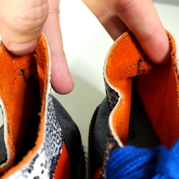 Sole Tech Multicolor Leather Sunset Design Lace Up Shoes - Picture 11 of 15